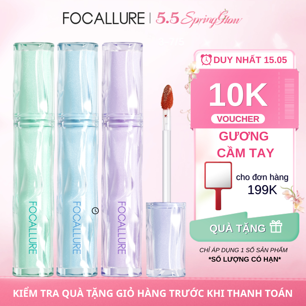 FOCALLURE Son Tint Siêu Căng Bóng Mọng Nước Lâu Trôi 2g