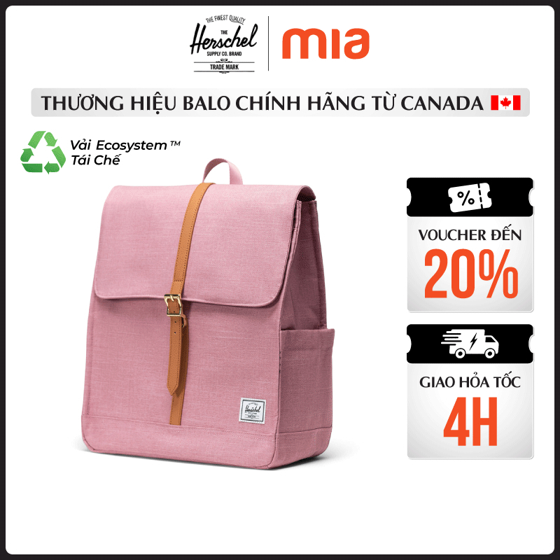 Balo Herschel City TM Mid Volume 13" Backpack - Balo Nam Nữ Đựng Laptop 13-14 Inch, Kháng Nước Tối Ư
