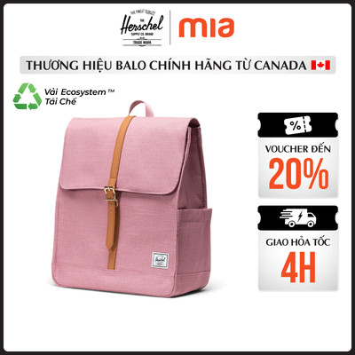 Balo Herschel City TM Mid Volume 13" Backpack - Balo Nam Nữ Đựng Laptop 13-14 Inch, Kháng Nước Tối Ưu, Đi Học Du Lịch
