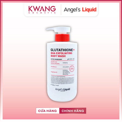 Sữa Tắm Angel’s Liquid Glutathione Bha Body Wash Giảm Mụn Mờ Thâm 250g và 500g