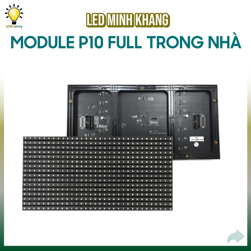 Modul Led P10 full Màu trong nhà chính hãng