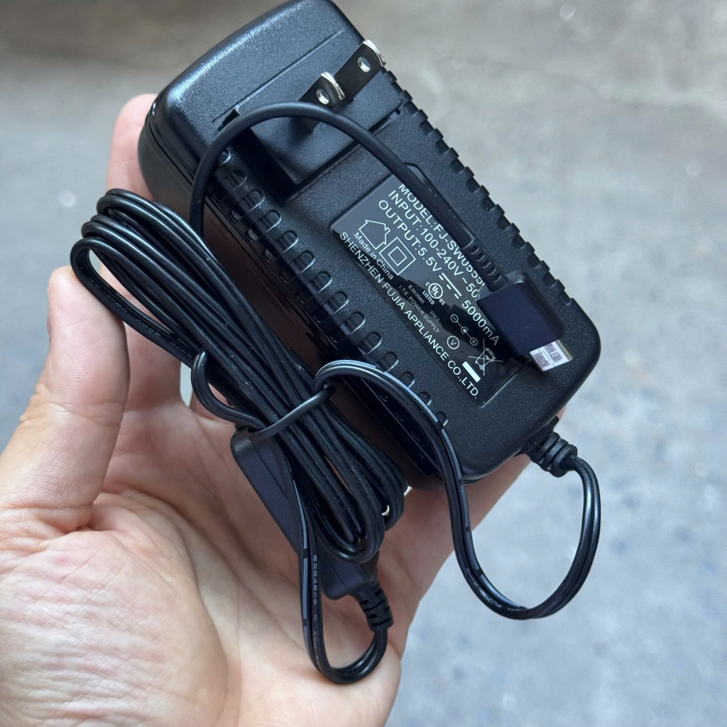 Bộ Sạc Nguồn AC 100-240V DC 5V 3A 4A 5A Cổng Type-C USB 5V Vôn Kế Cho Raspberry Pi 4 Model B 4B