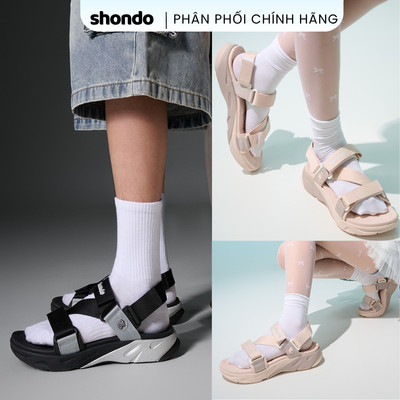 Giày Sandal Nam Nữ F8M0110 Êm Chân, Bền Màu Shondo