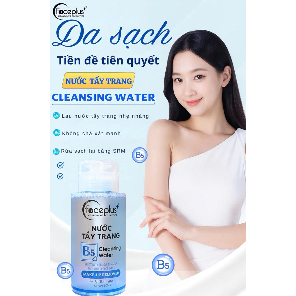Nước Tẩy Trang Faceplus+ B5 Cleansing Water 300ml