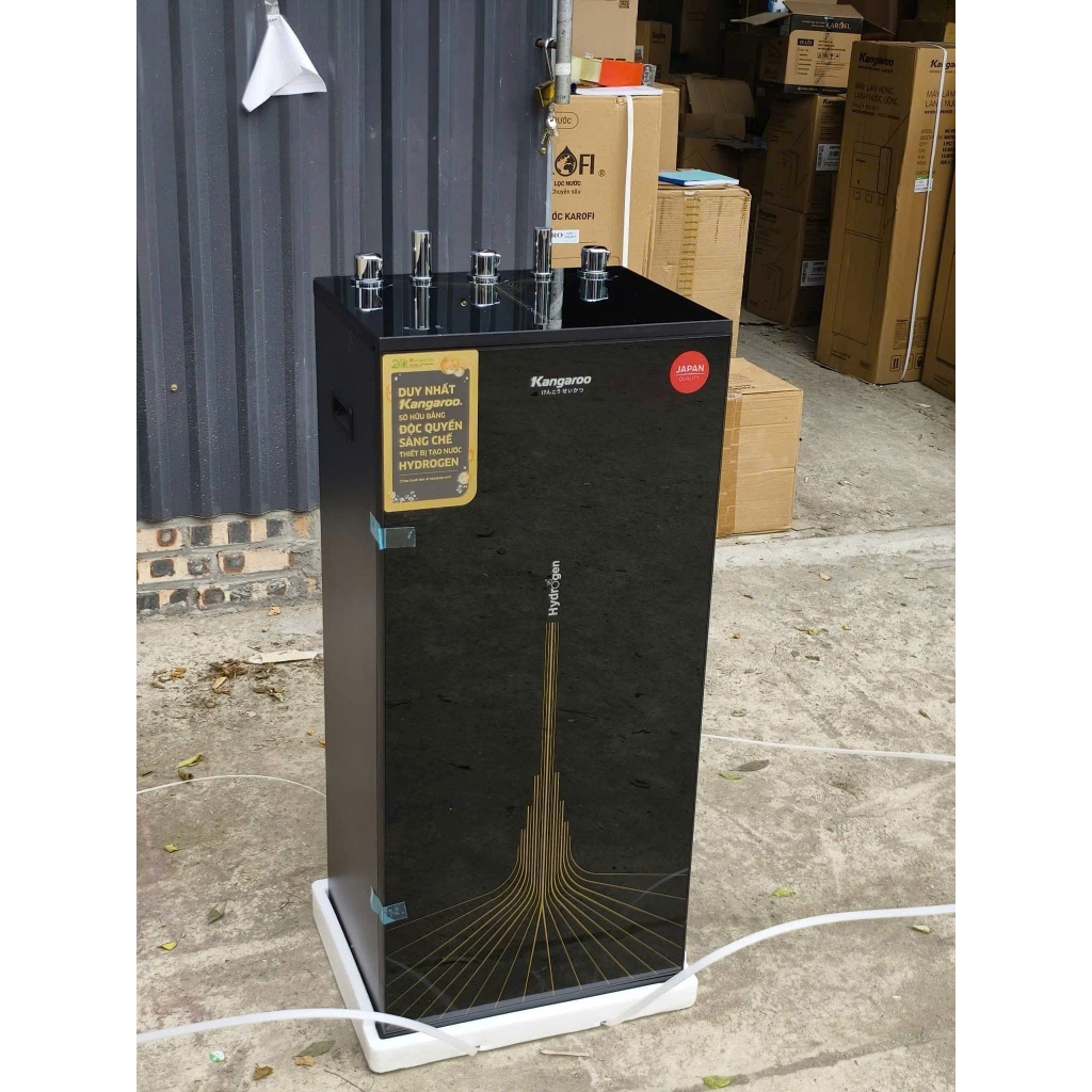 Máy lọc nước Kangaroo nóng lạnh KG10A17 10 lõi Hydrogen - Chống lão hóa, An toàn sức khỏe