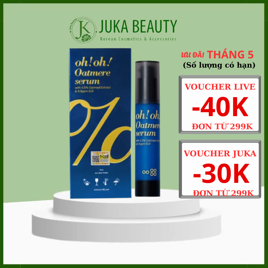 Tinh chất dưỡng ẩm, chống nhăn Oh Oh Oatmere Serum 25ml