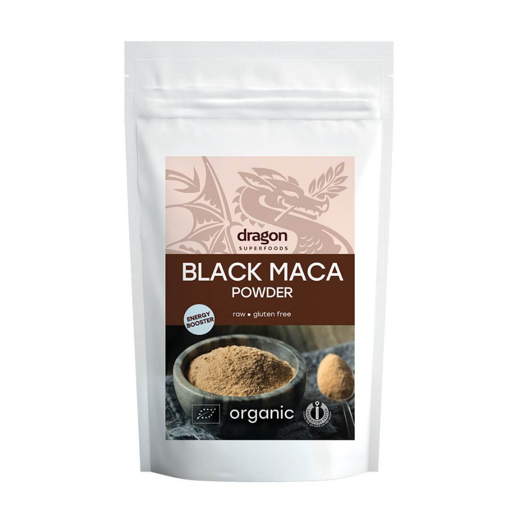 Bột Maca đen hữu cơ Dragon Superfoods 100Gr (​Organic Black Maca Powder Dragon Superfoods 100g)