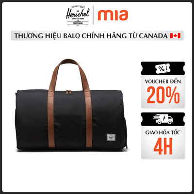 Túi Xách Herschel Novel TM Duffle Standard - Nhiều Ngăn, Túi Đi Gym/ Du Lịch, Vải EcoSystem Tái Chế