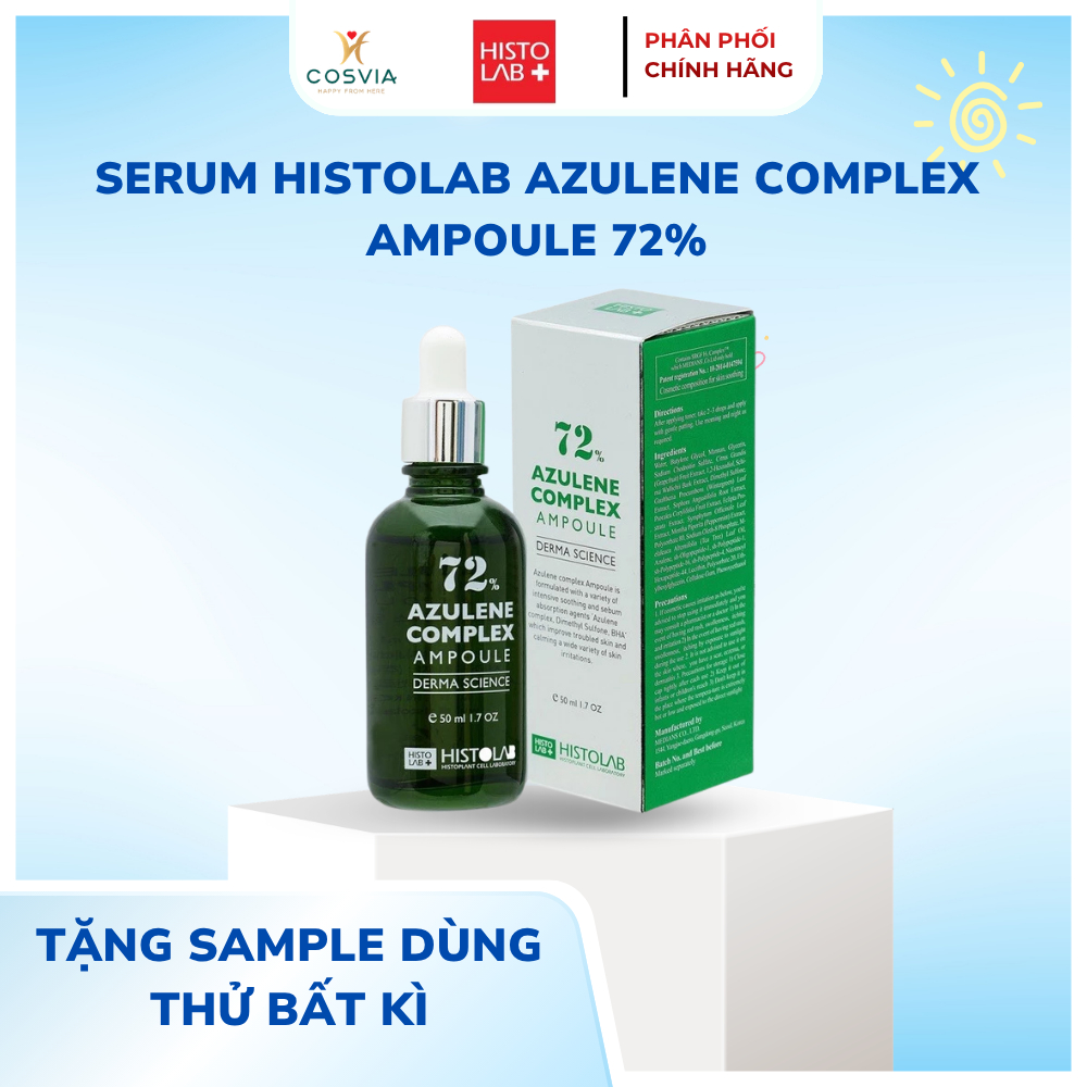 Tinh Chất Giảm Mụn HISTOLAB Azulene Complex Ampoule 72%| COSVIA
