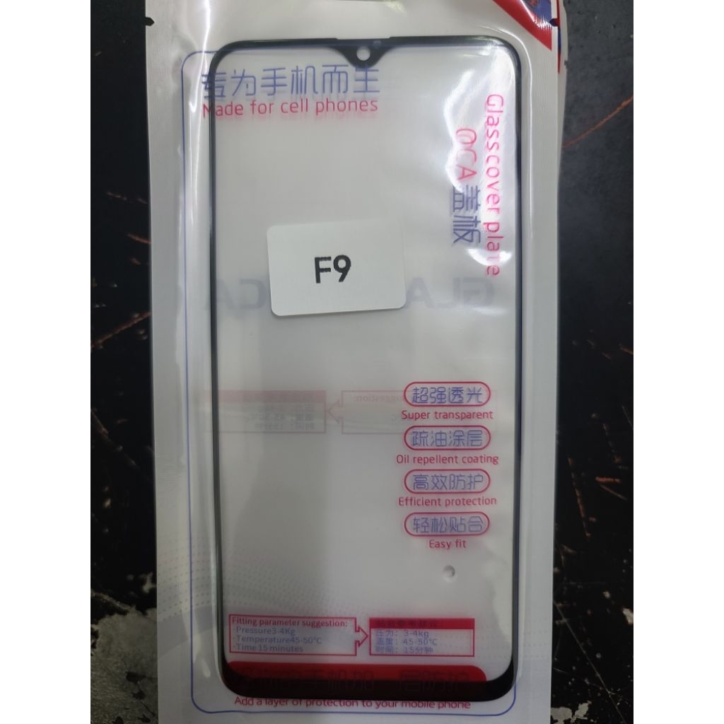 Kính ép liền keo OPPO F9, A7X, Readme 2 pro, Readme 3 pro, F9 pro,  Readme X Lite, Readme 5 pro