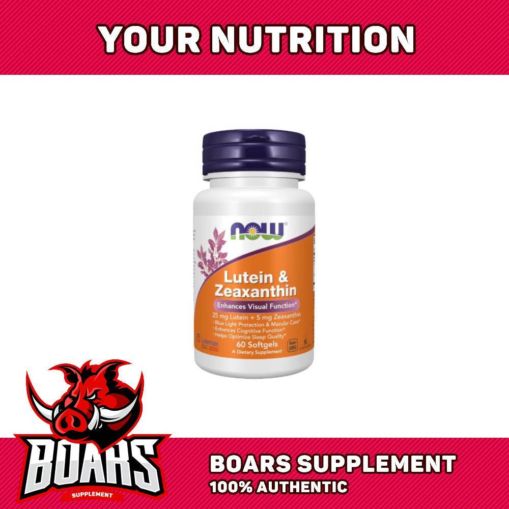 NOW Lutein & Zeaxanthin - Hỗ Trợ Bảo Vệ Điểm Vàng Và Võng Mạc