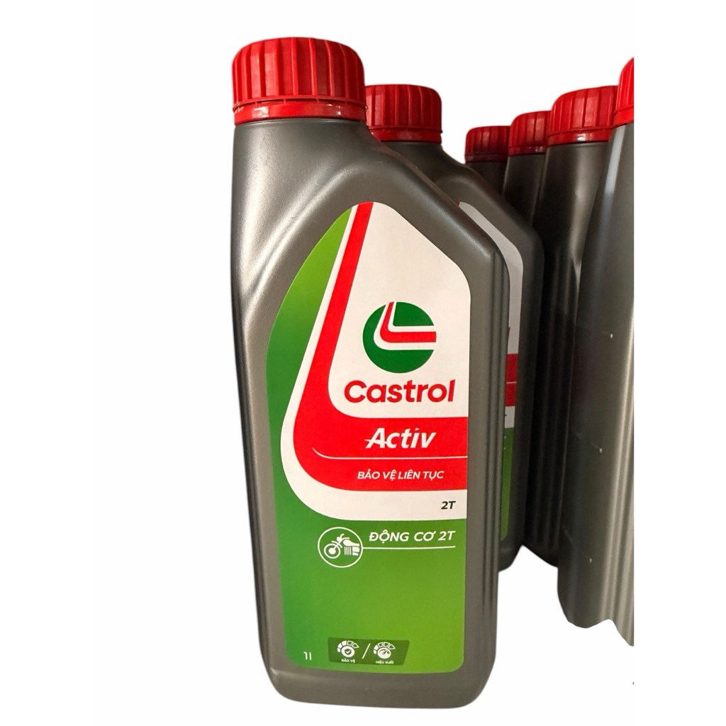 Nhớt Castrol Activ 2T 1L cho xe máy động cơ 2 thì