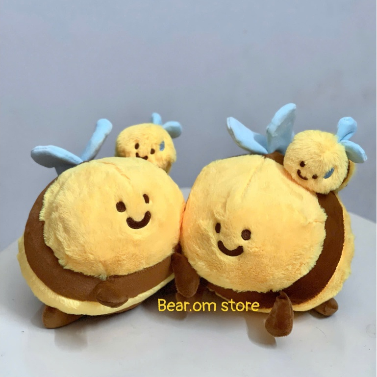 [Hàng loại 1] Gấu bông ong vàng, Ong đôi - thú nhồi bông hình con ong siêu cute, gấu ong lớn gắn ong