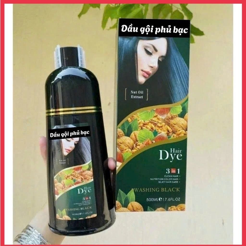 [ chính hãng] Dầu gội phủ bạc Bi bop collagen 500ml