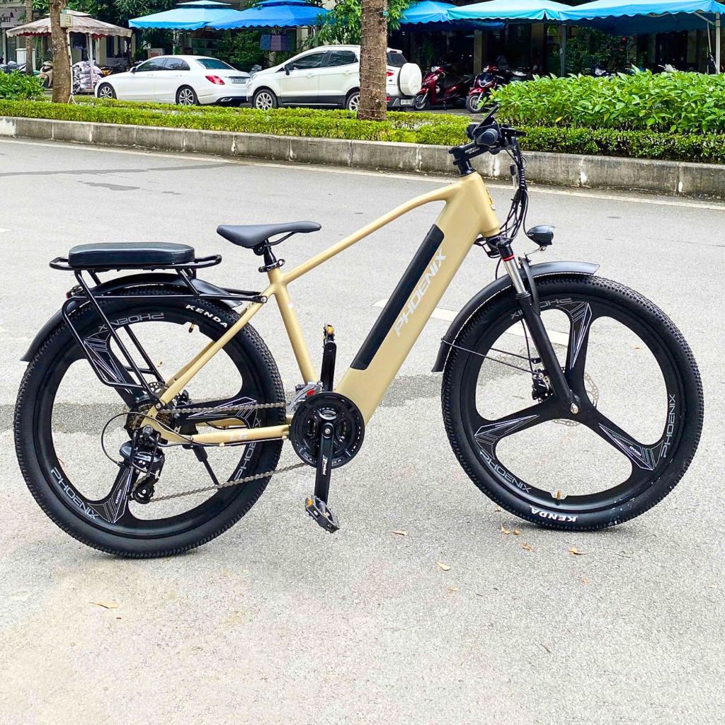 Phoenix LG – Xe Đạp Trợ Lực Điện 48V 400W | Pin Lithium 15Ah | Shimano 7S | Phanh Dầu | Bánh 26 inch