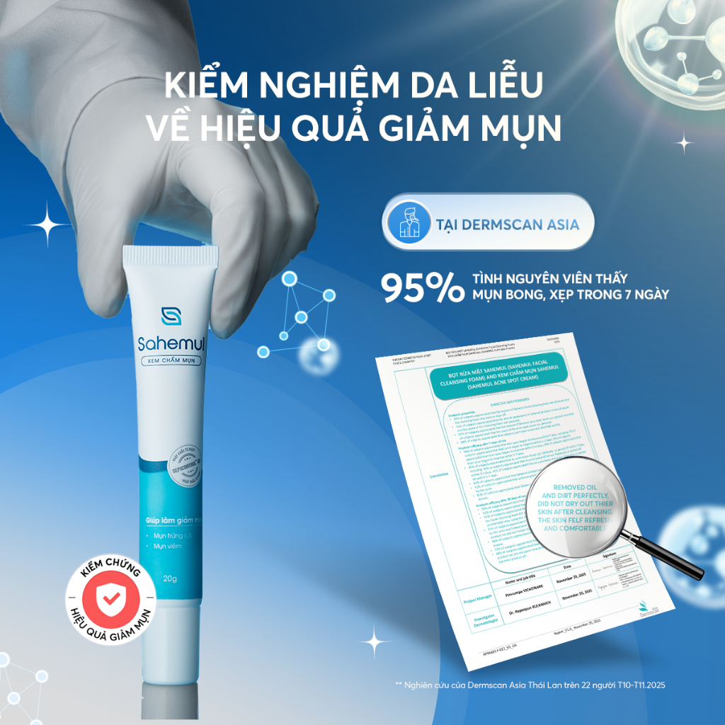Combo 2 Tuýp Kem Mụn SAHEMUL dùng cho mụn viêm Anti Acne Skin Care Cream 20gr | BigBuy360 - bigbuy360.vn