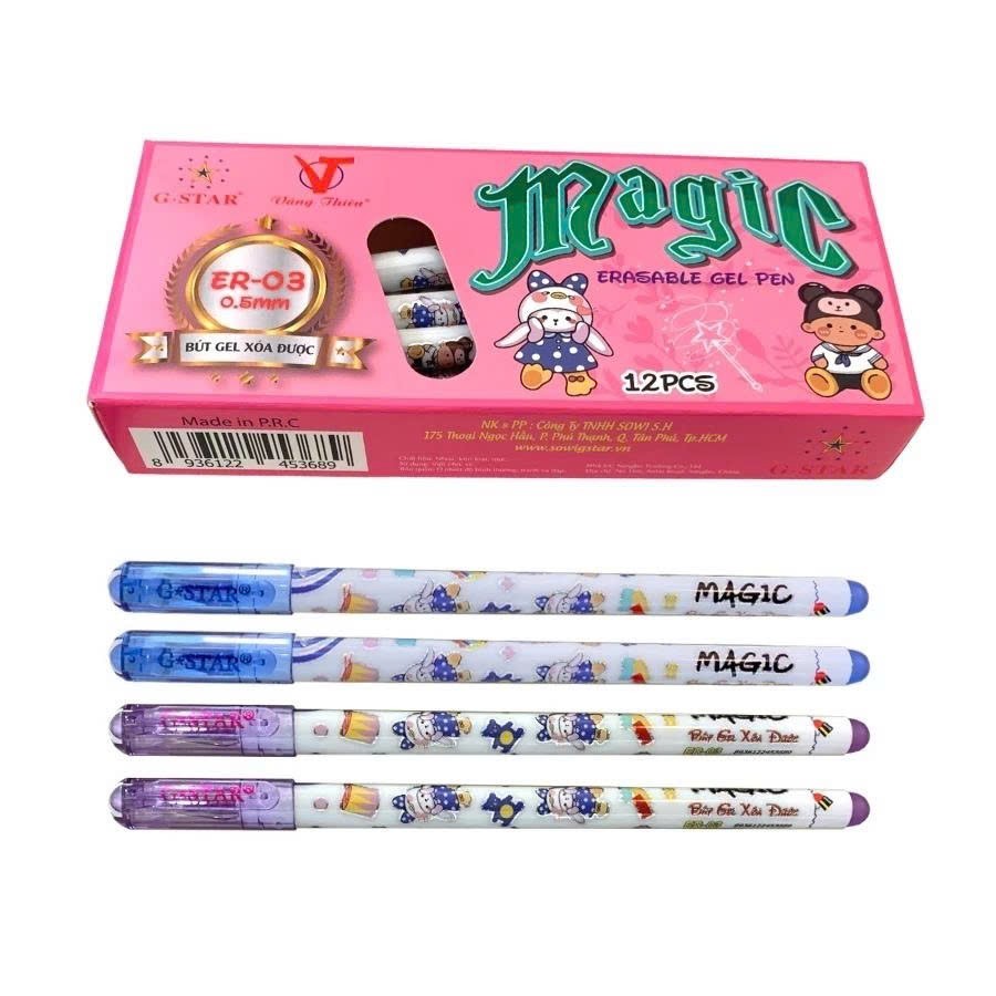 Bút gel xóa được Gstar ER03 - Mực Tím