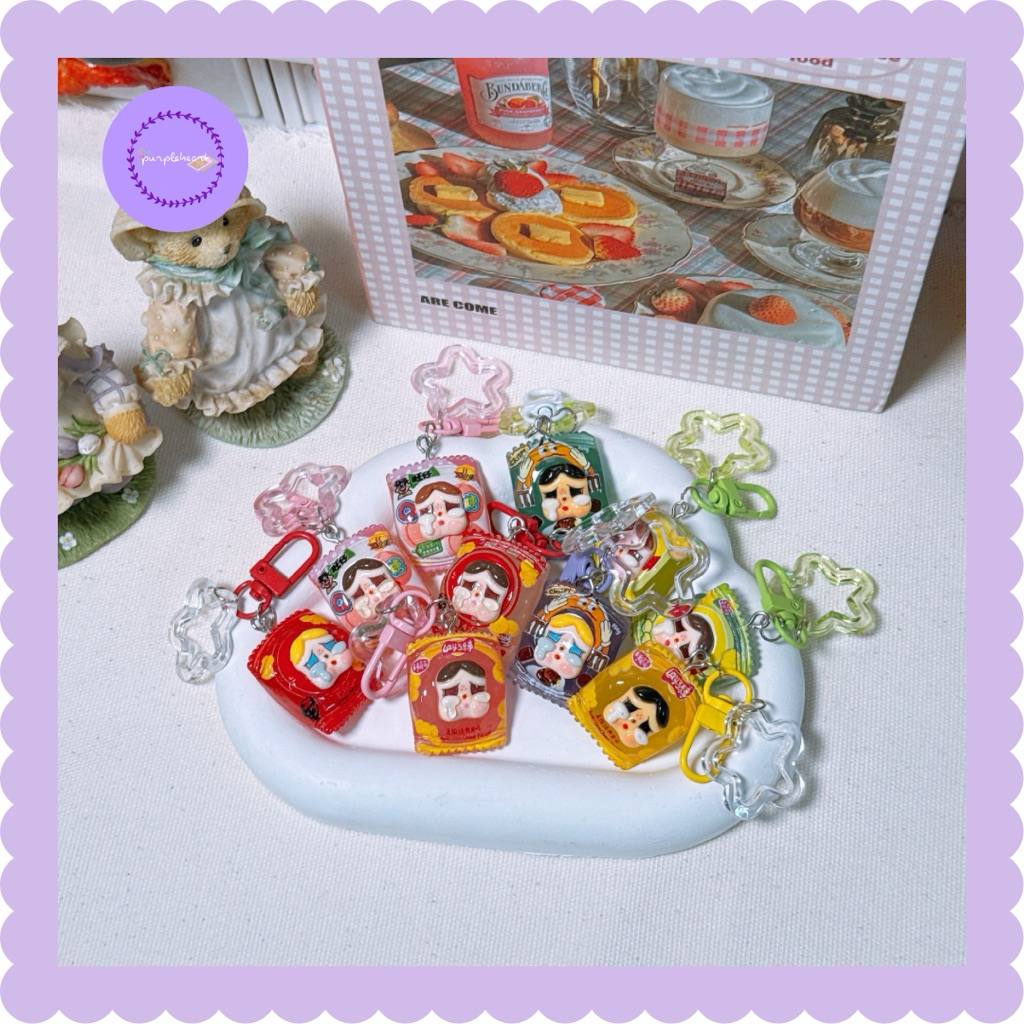 Móc Khoá Snack Crybaby Ngộ Nghĩnh Purpleheartbora