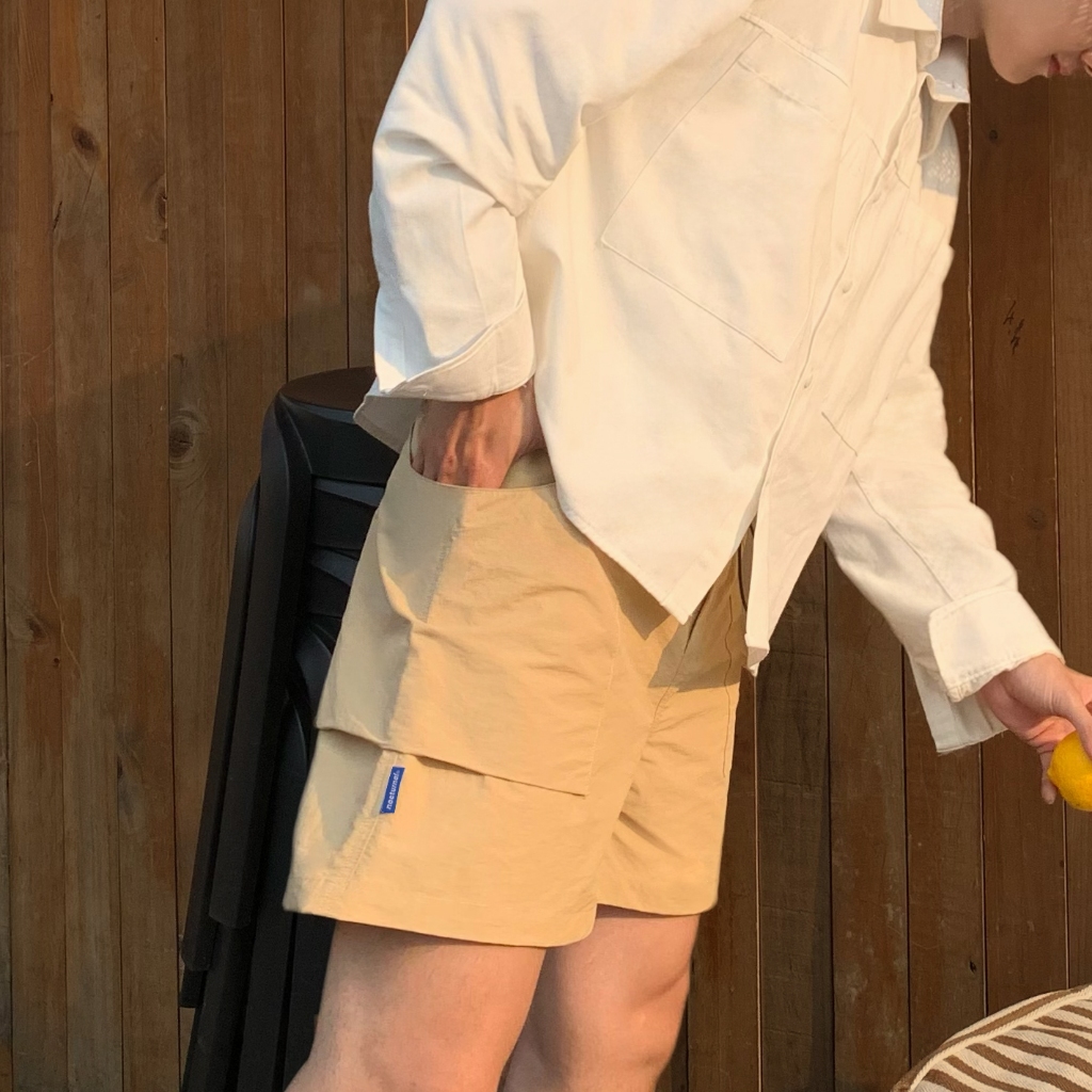 Quần Short Dù Form Ngắn Trên Gối NOCTURNAL Twin Pocket Parachute Short Unisex Nam Nữ Local Brand Túi Đôi Kháng Nước | BigBuy360 - bigbuy360.vn
