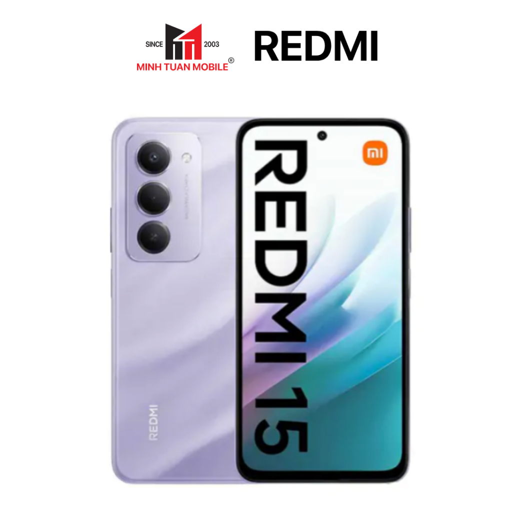 Điện Thoại  Xiaomi Redmi 15 4G (6/128GB) - Pin 7000mAh - Hàng Chính Hãng