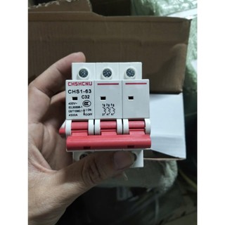 [ Chính Hãng ]  ATTOMAT  MCB 3P 20A/32A/63A  CB 63A Cầu dao điện 3 pha