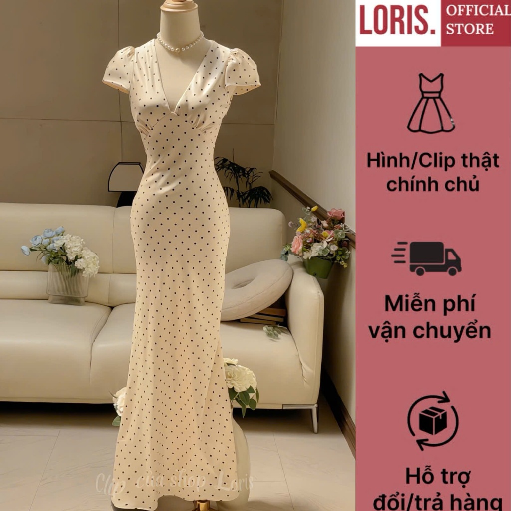 LORIS - Mia Dress, Đầm lụa dáng dài đi tiệc