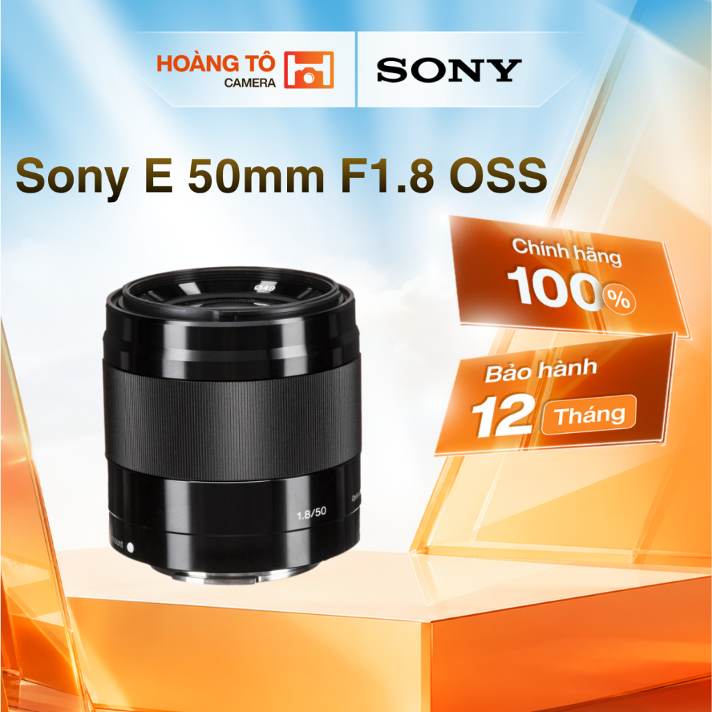 Ống kính Sony E 50mm F1.8 OSS | Mới chính hãng