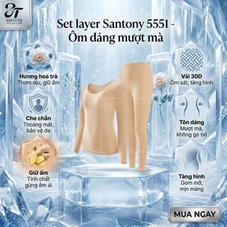 Set Layer Tàng Hình Santony 5551 - Bảo Vệ Toàn Diện, Mịn Mượt Đường Cong PIER N°5