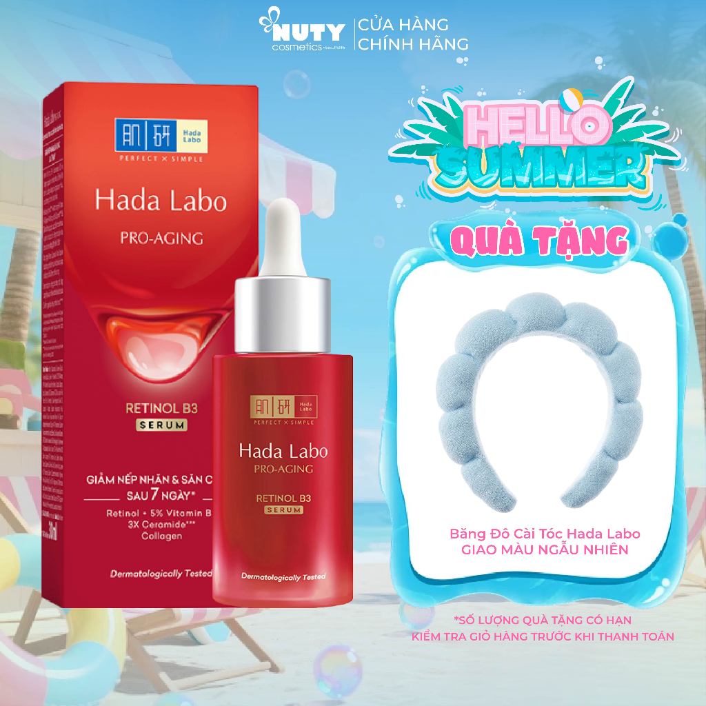 Serum Hada Labo Retinol B3 Ngừa Lão Hóa Pro-Aging Retinol B3 Serum (30ml)