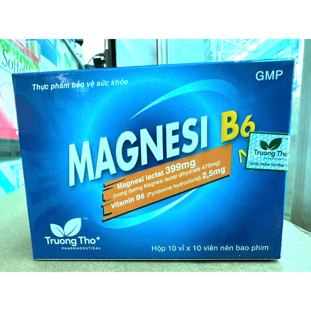 Magnesi B6 Magnesi B6 bổ sung vitamin B6 và Magnesi viên uống