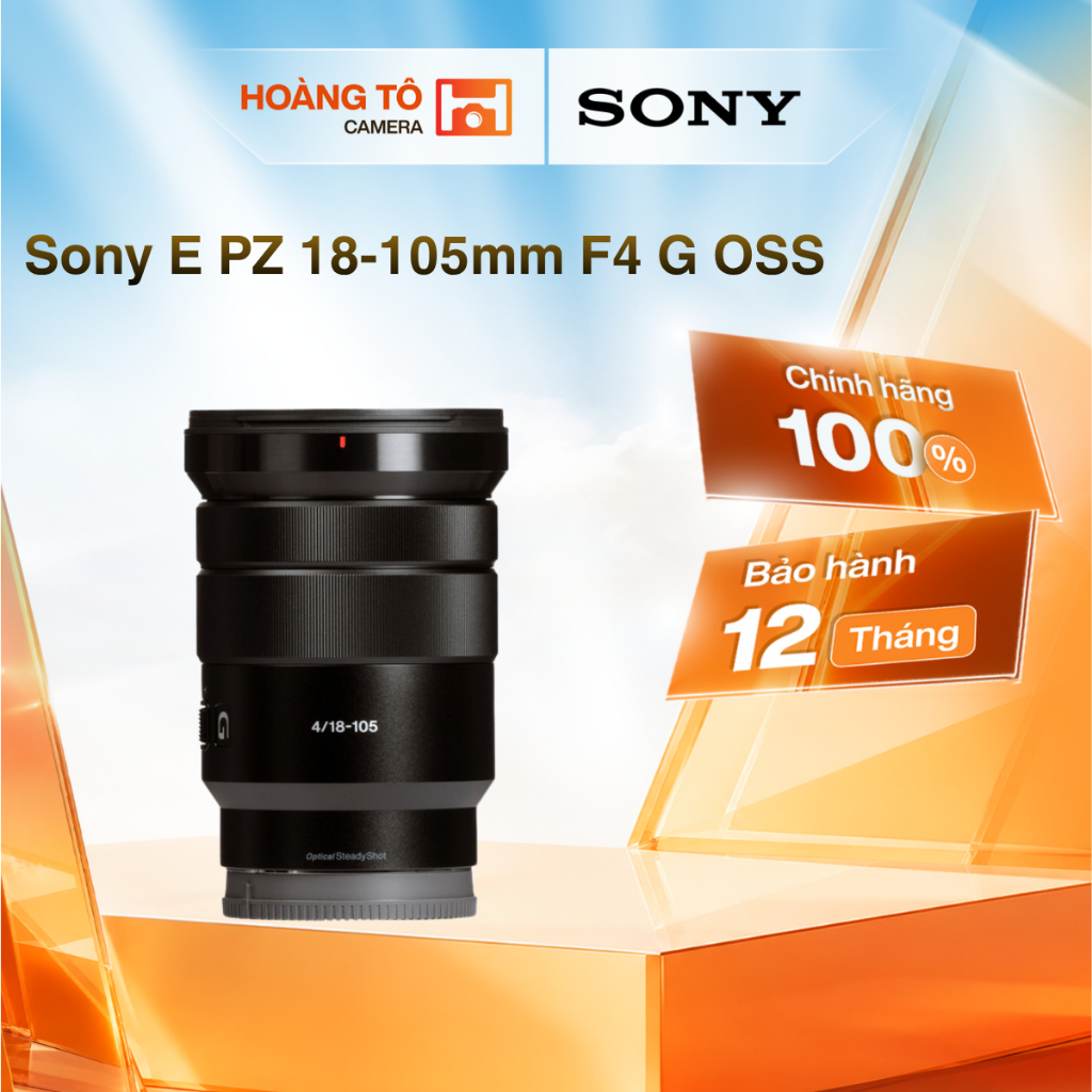 Ống kính Sony E PZ 18-105mm F4 G OSS | Mới chính hãng