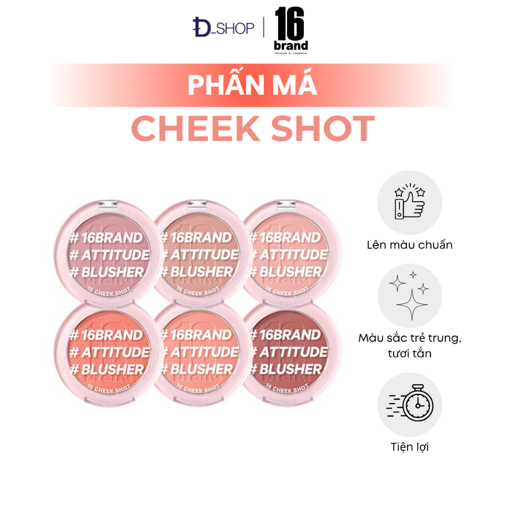 [16BRAND] Phấn má 16BRAND CHEEK SHOT