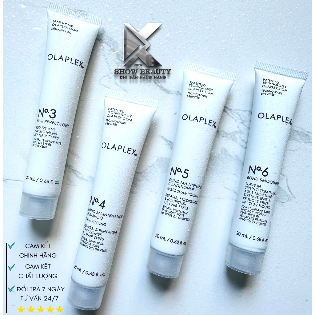 𝐎𝐥𝐚𝐩𝐥𝐞𝐱 𝐌𝐢𝐧𝐢, Bộ Phục Hồi Mini No3 No6 No4, Phục Hồi Tóc Chắc Khoẻ Khử Vàng