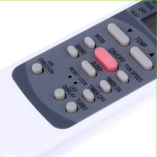 Điều khiển điều hoà Midea- Remote cho máy lạnh 1 và 2 chiều Midea (Nút hồng).