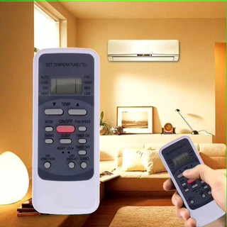 Điều khiển điều hoà Midea- Remote cho máy lạnh 1 và 2 chiều Midea (Nút hồng).
