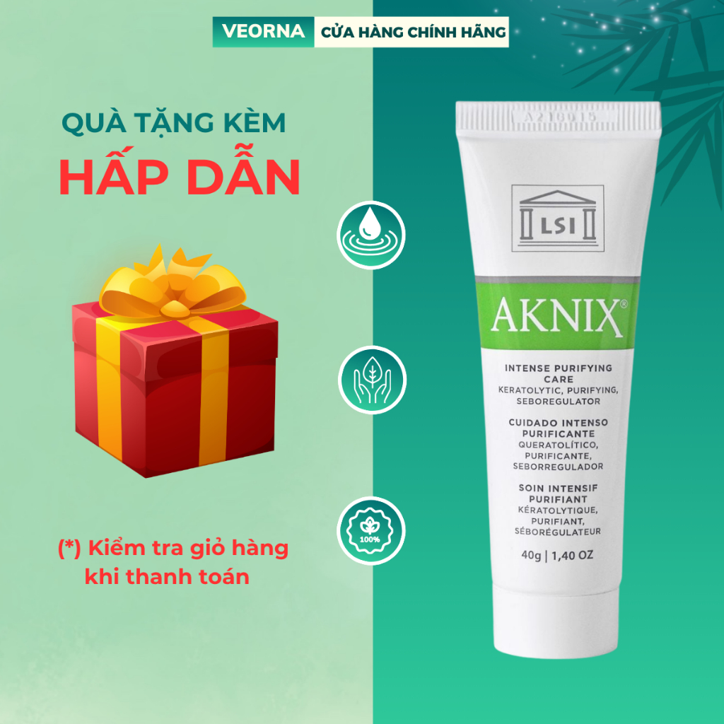 Kem Dưỡng Giảm Mụn, Kiểm Soát Dầu Thừa AKNIX Intense Purifying Care