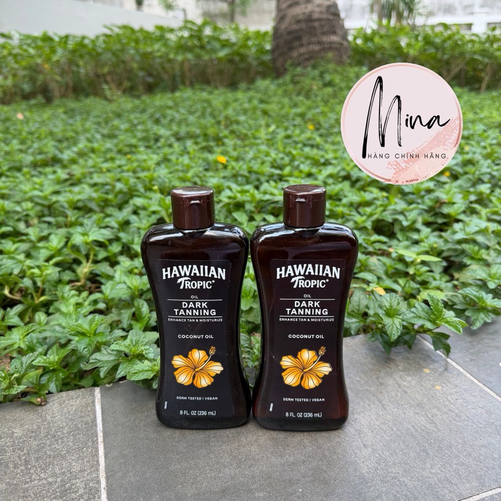 [Hàng Us] Dầu Phơi Nắng Hawaiian Tropic Dark Tanning Oil 236ml