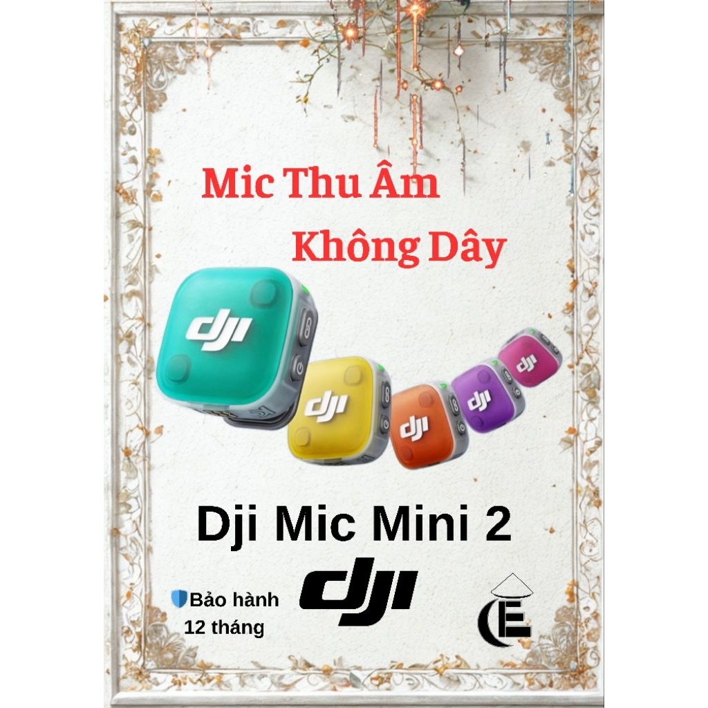 Mic Thu Âm Không Dây DJI Mic Mini 2 Kích Thước Nhỏ Gọn, Khử Ồn 2 Cấp Độ, Màu…