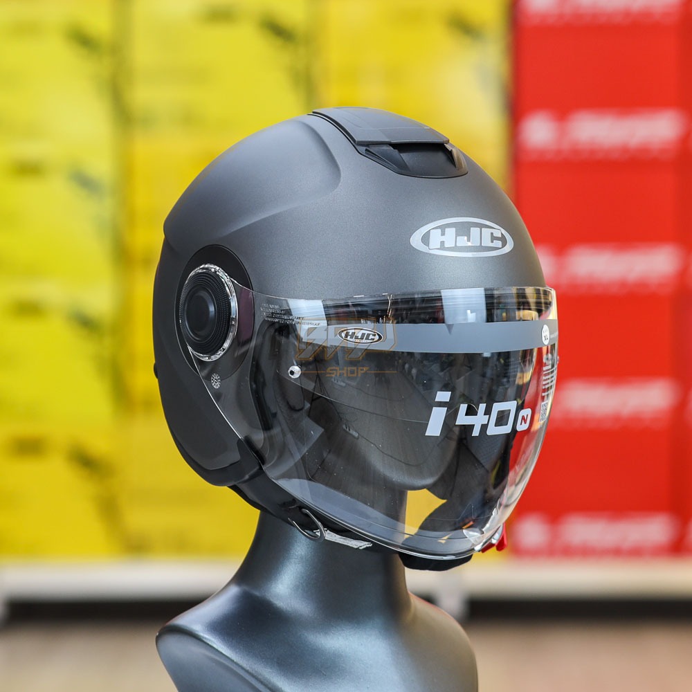 Mũ 3/4 2 Kính HJC I40N Xám Titan - Đạt Chuẩn ECE 22.06