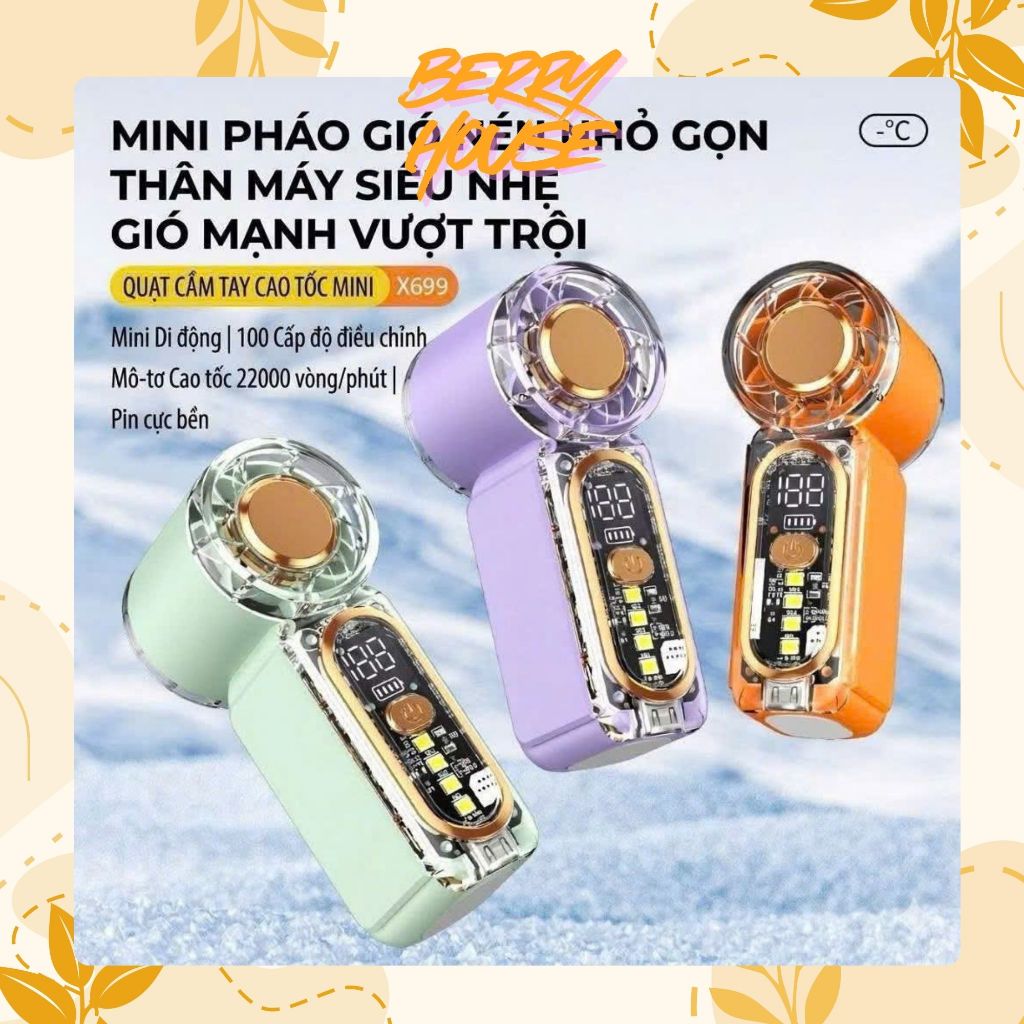 Quạt Cầm Tay Mini High Speed Fan X699