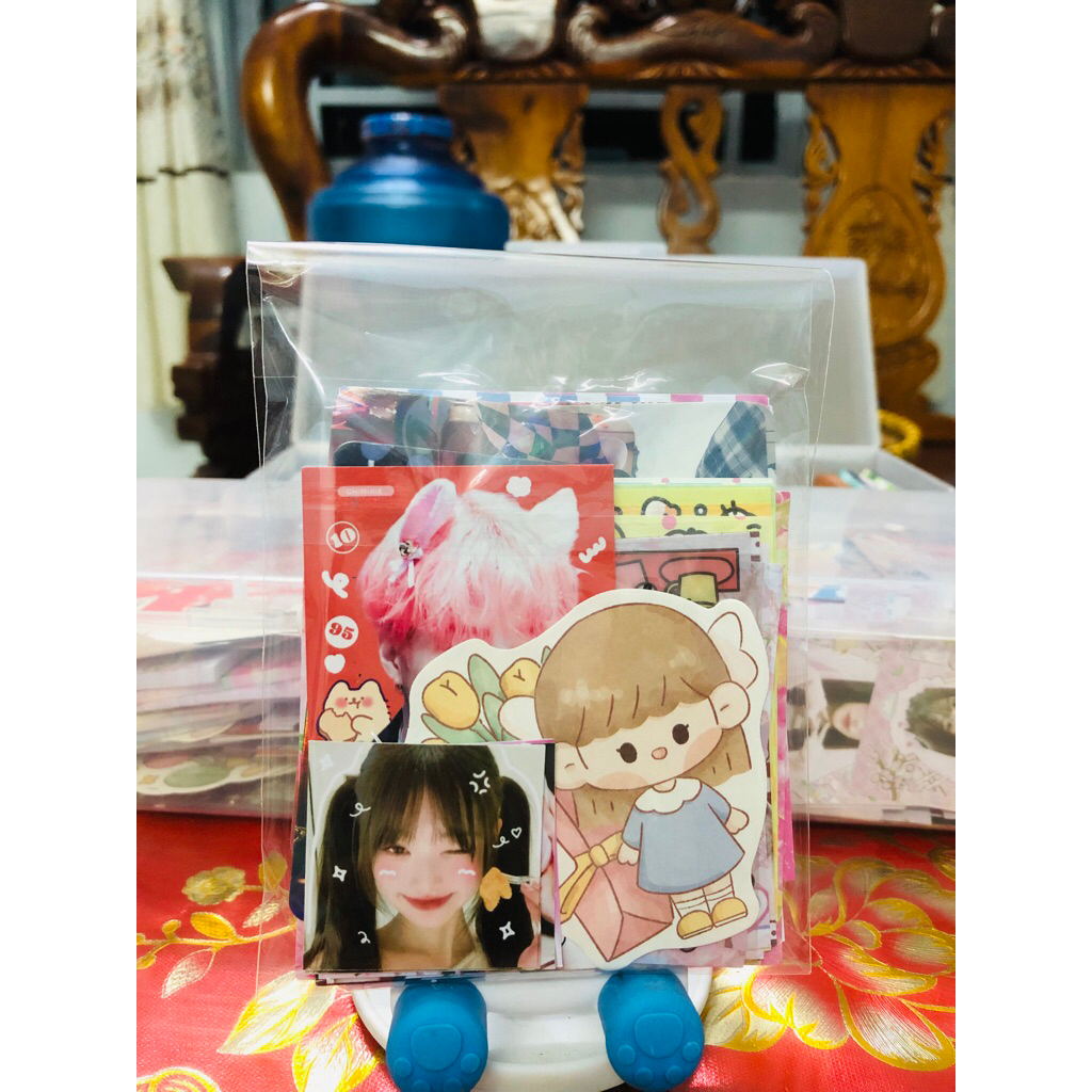 luckybox box mix đồ fibi quà tặng gói card