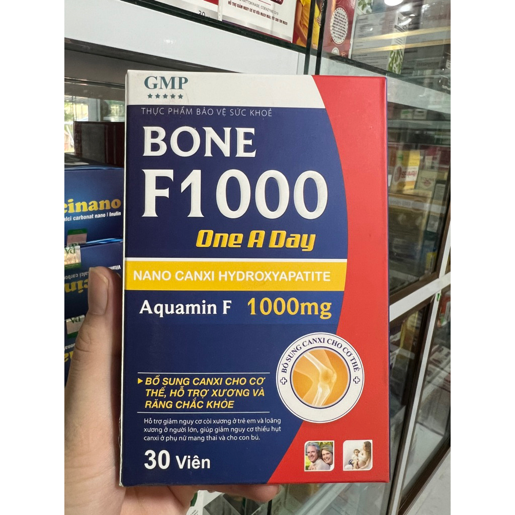 CANXI NANO BONE F1000 (hữu cơ- giúp xương-răng chắc khoẻ)