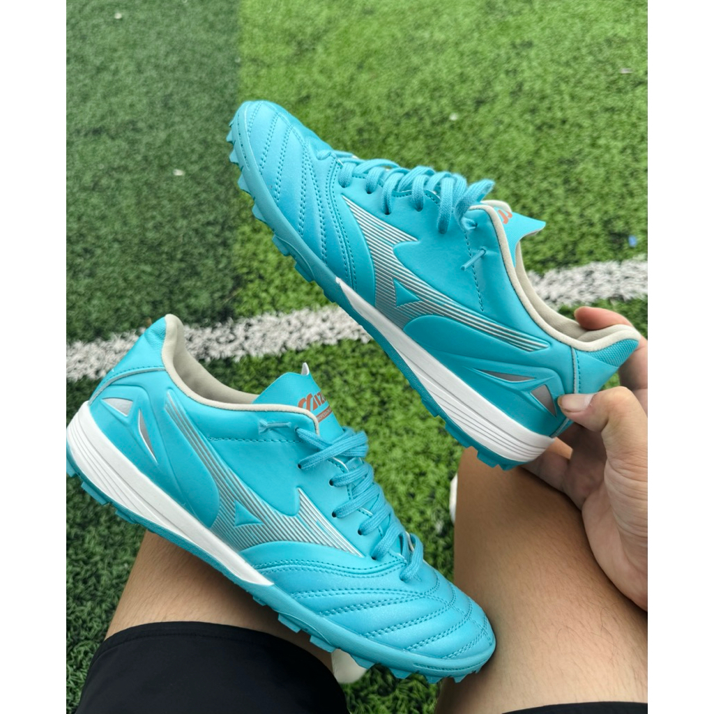 Giày Mizuno Neo4 PRO TF Loại 1 [tất+keo dán+ dây phối màu] có hỗ trợ khâu --Dũng dày football