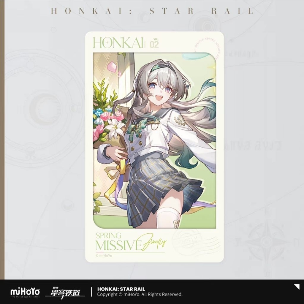 [miHoYo] Card xuyên thấu, thẻ film nhân vật Firefly Honkai: Star Rail HSR