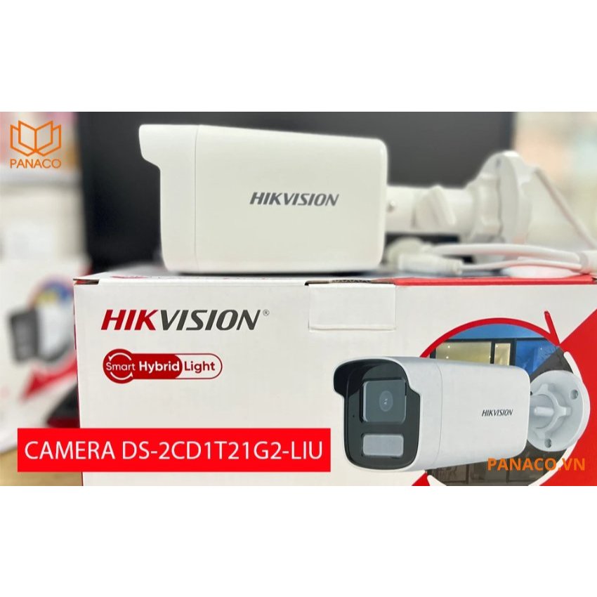 Camera ip Hikvision DS-2CD1T21G2-LIU 2MP,  tích hợp míc ,Hàng chính hãng.