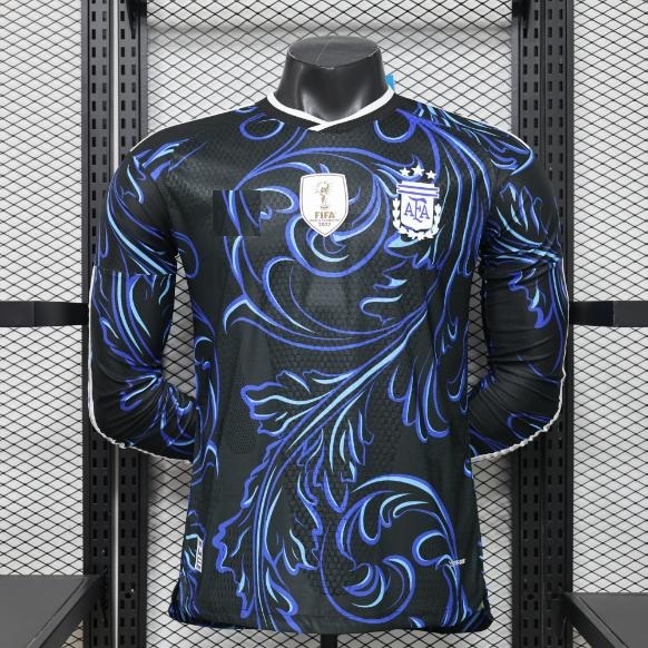 Áo Bóng Đá Bản Player - Argentina - Năm 2026 - Sân Khách Tay Dài