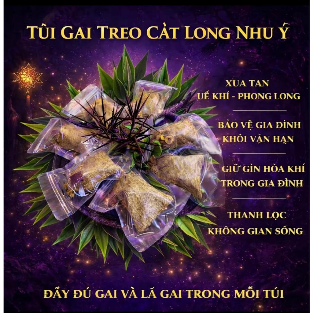 Túi Gai Treo Phong Thuỷ ( 7 loại gai - 9 loại gai ) gai treo cửa chính,gai treo phòng ngủ,bàn làm vi