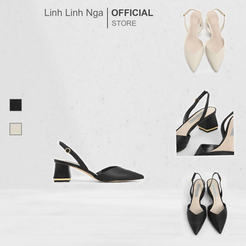 Giày С&Κ Katarina Metallic-Heel Slingback Pumps - CK1-60920241 chính hãng đủ bill
