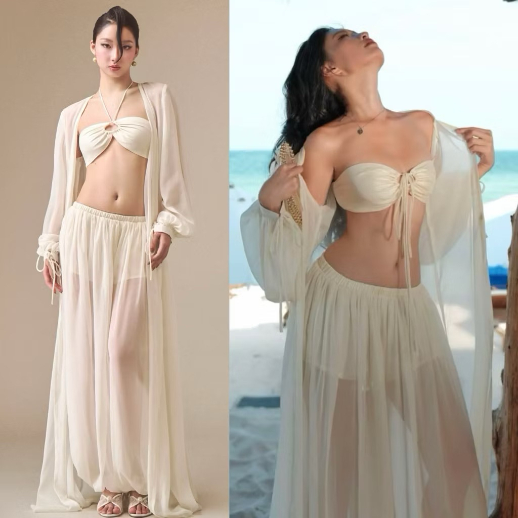 LISA STOREE | Set 3 chi tiết đi biển nhẹ nhàng sang chảnh