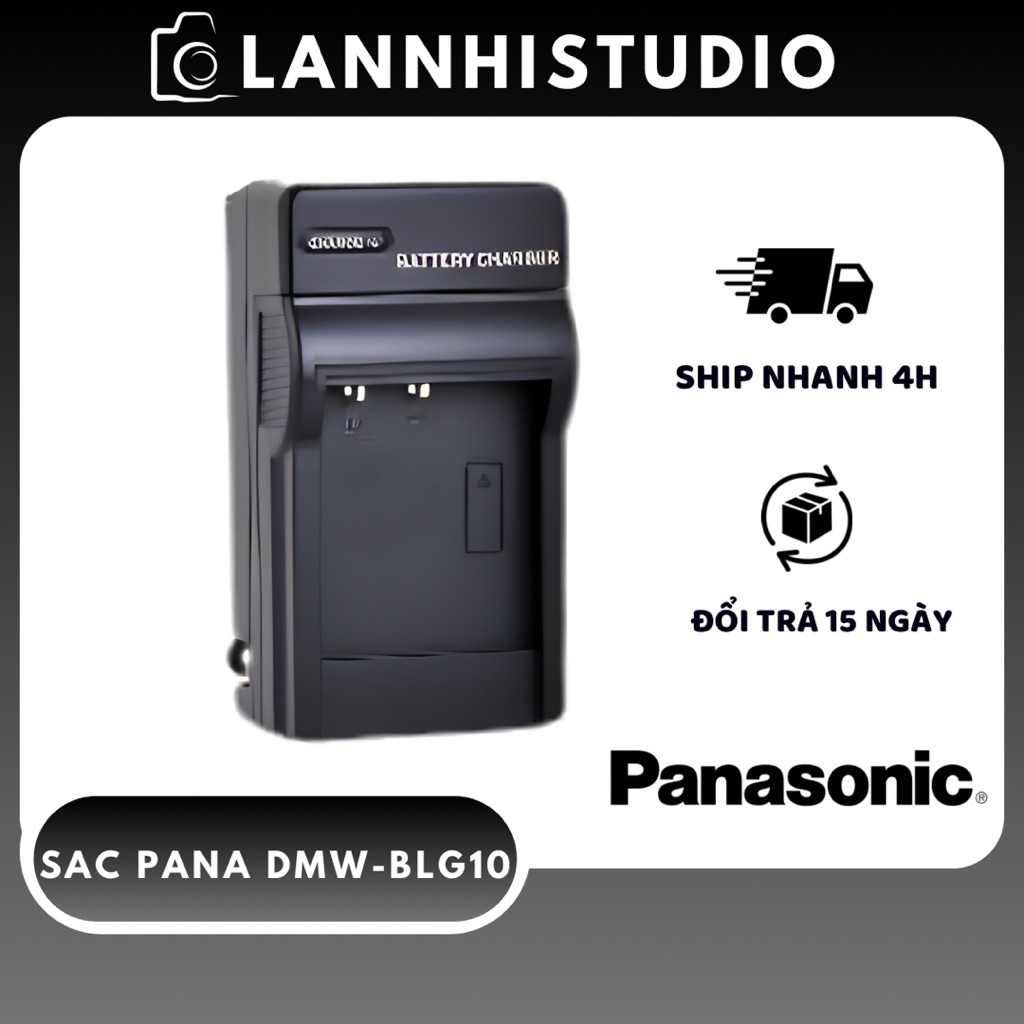 Combo Sạc + Pin Panasonic DMW-BLG10 cho Lumix GF3 GF5 GF6 GX7 GX85 LX100 [HOẢ TỐC HN]